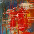 Lyndal Campbell Canvas Paintings - Treehouse 3